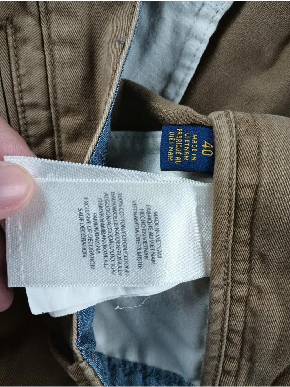 Polo Ralph Lauren Tan Chino Shorts Mens 40